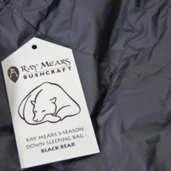 Ray Mears 3-Season Down Sleeping Bag - Black Bear -Fjallraven shop Black label