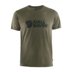 Fjallraven Logo T-Shirt - Dark Olive